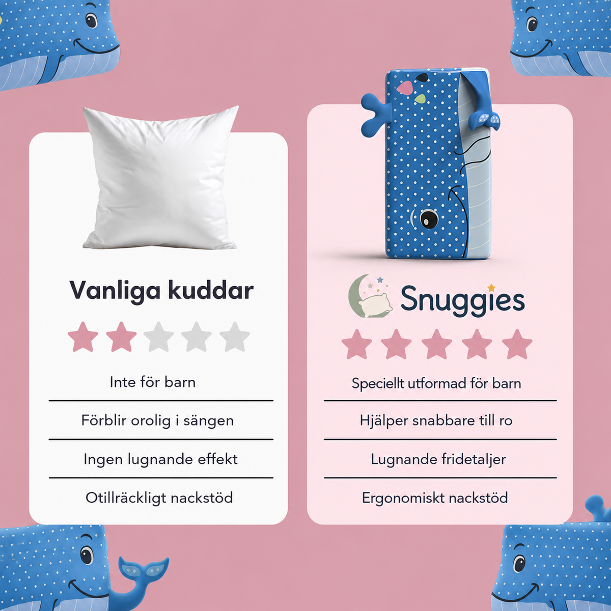 Lugnande barnkudde